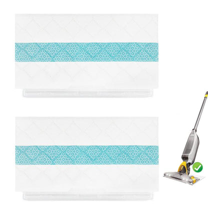 2pcs /Pack Disposable Mop Pad Refills For Shark Vacmop VM252/VM250/VM200/VMP30(Blue Strip) - For Shark Accessories by buy2fix | Online Shopping UK | buy2fix