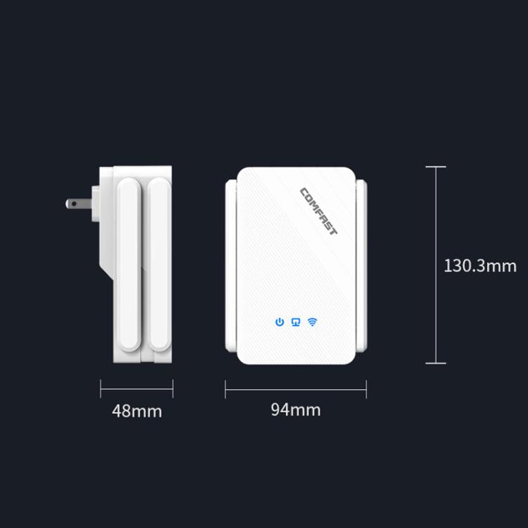 COMFAST CF-XR185 V2 AX3000 WiFi 6 Extender Dual Band Gigabit Wireless Repeater EU Plug - Broadband Amplifiers by COMFAST | Online Shopping UK | buy2fix