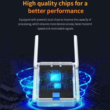 COMFAST CF-XR185 V2 AX3000 WiFi 6 Extender Dual Band Gigabit Wireless Repeater AU Plug - Broadband Amplifiers by COMFAST | Online Shopping UK | buy2fix