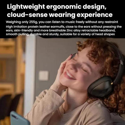 OneOdio Focus A5 ANC Active Noise Reduction Headset Wireless Bluetooth Gaming Sports Headset(White) - Bluetooth Earphone by OneOdio | Online Shopping UK | buy2fix