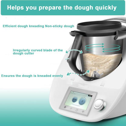 For Thermomix TM5/TM6 Stainless Steel Dough Mixer Knife Replacement Durable Baking & Cooking Accessories - Food Disposer Parts by buy2fix | Online Shopping UK | buy2fix