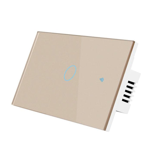 Model 120 US Gauge Graffiti Smart WIFI Single Fire Switch, Spec: 1-Gang Gold - Smart Switch by buy2fix | Online Shopping UK | buy2fix