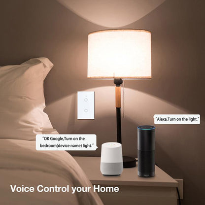 Model 120 US Gauge Graffiti Smart WIFI Single Fire Switch, Spec: 1-Gang White - Smart Switch by buy2fix | Online Shopping UK | buy2fix