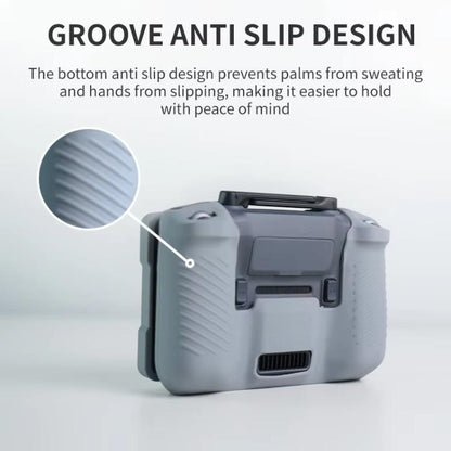 For DJI RC Pro 2 Remote Control Silicone Case Screen and Body Protective Cover(Black) - Others by buy2fix | Online Shopping UK | buy2fix