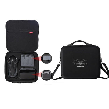 For DJI Mavic 4 Pro Fly More Combo / Creator Combo Carrying Case Durable PU Crossbody Shoulder Bag(Black) - Backpacks & Bags by buy2fix | Online Shopping UK | buy2fix