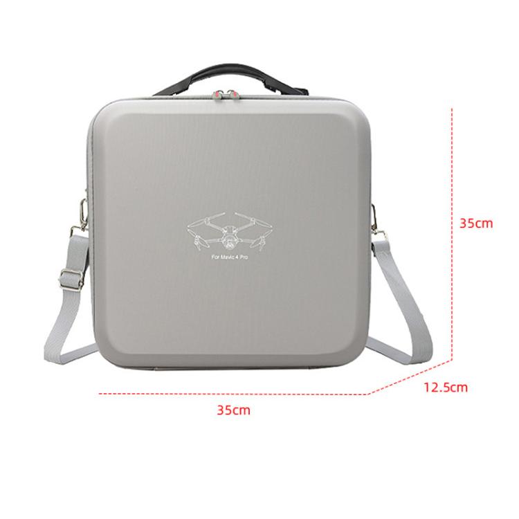 For DJI Mavic 4 Pro Fly More Combo / Creator Combo Carrying Case Durable PU Crossbody Shoulder Bag(Black) - Backpacks & Bags by buy2fix | Online Shopping UK | buy2fix