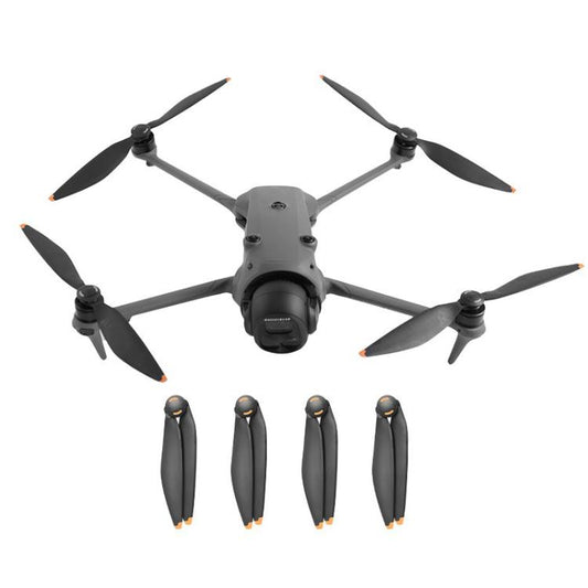 For DJI Mavic 4 Pro Drone RCSTQ Low-Noise Quick-Release Propellers Replacement Blades(Black Orange) - DIY Propeller by RCSTQ | Online Shopping UK | buy2fix