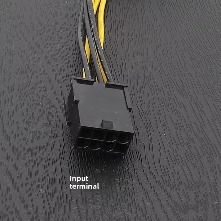 Graphics Card 8P To Big 4P 1 To 2 Graphics Card To Hard Disk Drive Cable Hard Disk Drive Power Cable - eSATA & SATA & IDE by buy2fix | Online Shopping UK | buy2fix