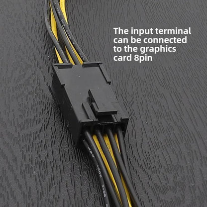 Graphics Card 8P To Big 4P 1 To 1 Graphics Card To Hard Disk Drive Cable Hard Disk Drive Power Cable - eSATA & SATA & IDE by buy2fix | Online Shopping UK | buy2fix