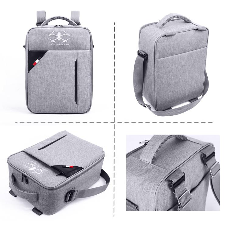 For DJI Mavic 4 Pro / RC 2 Backpack Shoulder Bag EVA Carrying Case(Gray) - Backpacks & Bags by buy2fix | Online Shopping UK | buy2fix