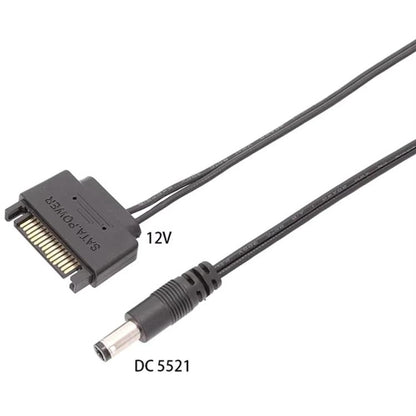 20cm SATA Male To 5.5 x 2.1mm DC Connection Cable 12V Power Cable - eSATA & SATA & IDE by buy2fix | Online Shopping UK | buy2fix