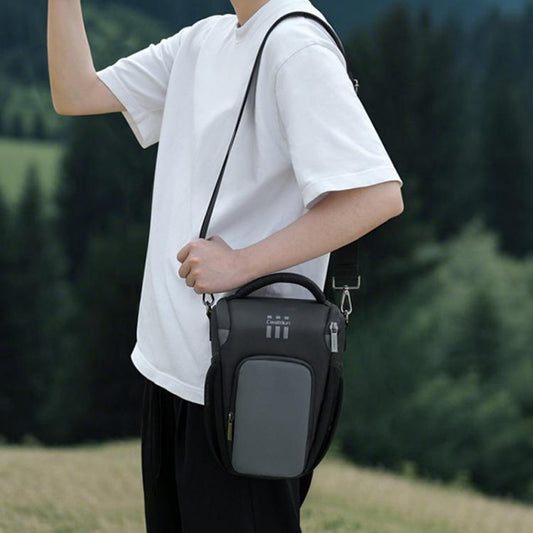 Cwatcun D1 Large Lightweight Portable Leather Film Material Camera Crossbody Bag - Strap Satchel by Cwatcun | Online Shopping UK | buy2fix