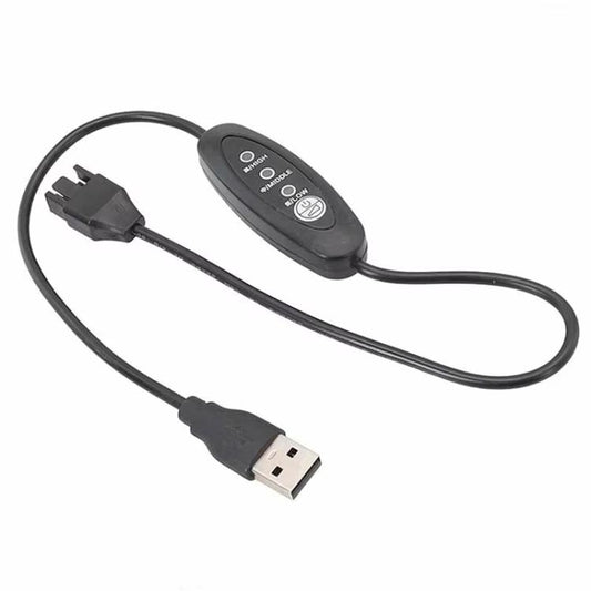 50cm USB To Small 4 Pin Booster Cable Adjustable Speed USB To 12V Case Fan Cable - USB Cable by buy2fix | Online Shopping UK | buy2fix