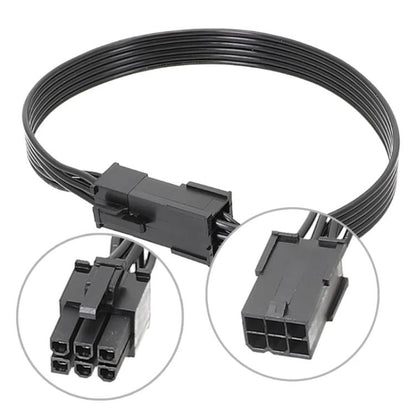 50cm Computer Connection Cable 6 Pin Graphics Card Power Cable - Power Cord by buy2fix | Online Shopping UK | buy2fix