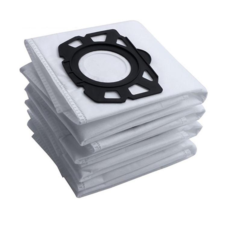 4pcs /Pack Dust Bag For Karcher WD4 / WD5 / WD6 / MV4 / MV5 / MV6 Vacuum Cleaner Replacement(White) - For Karcher Accessories by buy2fix | Online Shopping UK | buy2fix