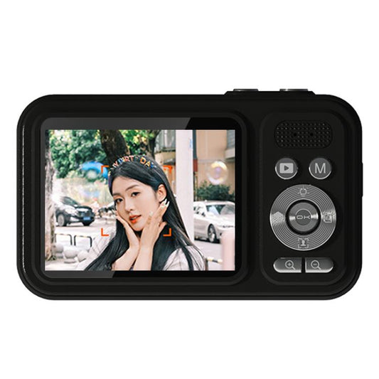 KACHI K7 2.4 Inch CCD Digital Cameras Vintage SLR Cameras(Black) - Video Cameras by KACHI | Online Shopping UK | buy2fix