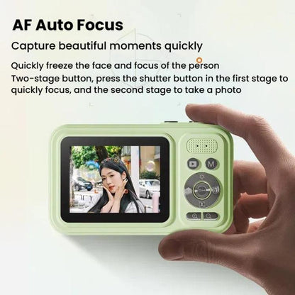 KACHI K7 2.4 Inch CCD Digital Cameras Vintage SLR Cameras(Green) - Video Cameras by KACHI | Online Shopping UK | buy2fix