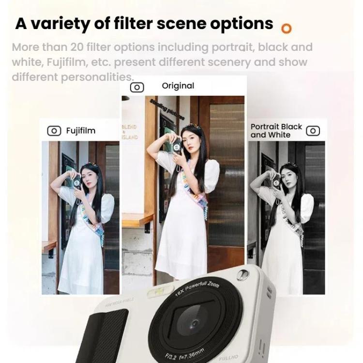 KACHI K7 2.4 Inch CCD Digital Cameras Vintage SLR Cameras(Black) - Video Cameras by KACHI | Online Shopping UK | buy2fix