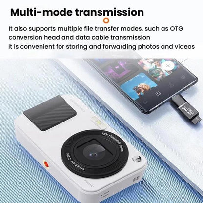 KACHI K7 2.4 Inch CCD Digital Cameras Vintage SLR Cameras(Black) - Video Cameras by KACHI | Online Shopping UK | buy2fix
