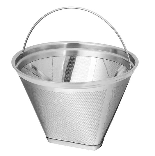 Replacement Filter Basket For Drip Coffee Makers Universal Ultra-Fine Mesh Coffee Powder Basket With Durable Handle(Original Color) - Coffee Machine Parts by buy2fix | Online Shopping UK | buy2fix