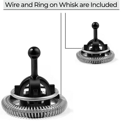 For Nespresso Aeroccino 3 / Aeroccino 4 Milk Frother Attachment Replacement for Hot/Cold Foam Quick Frothing(Black) - Coffee Machine Parts by buy2fix | Online Shopping UK | buy2fix