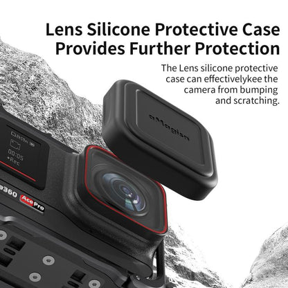 For Insta360 Ace Pro 2 / Ace Pro Camera AMagisn Quick Release Metal Cage Horizontal & Vertical Shooting Protective Frame(Black) - Mount & Holder by aMagisn | Online Shopping UK | buy2fix