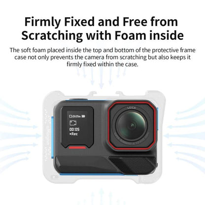 For Insta360 Ace Pro 2 / Ace Pro Camera AMagisn Quick Release Metal Cage Horizontal & Vertical Shooting Protective Frame(Charcoal Metallic) - Mount & Holder by aMagisn | Online Shopping UK | buy2fix