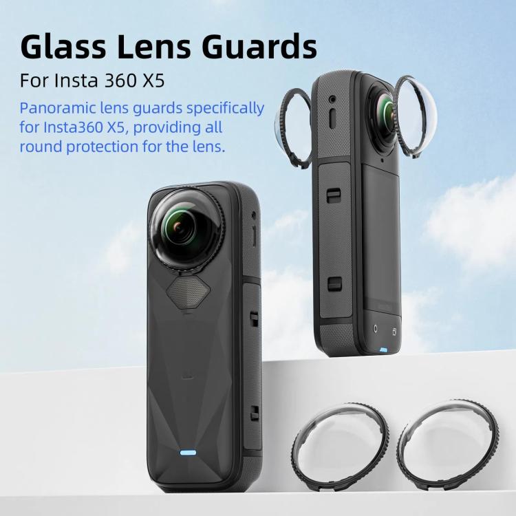 For Insta360 X5 Camera aMagisn Lens Guard Protector Detachable Anti-Scratch Glass Cover Standard Edition - Len Accessories by aMagisn | Online Shopping UK | buy2fix