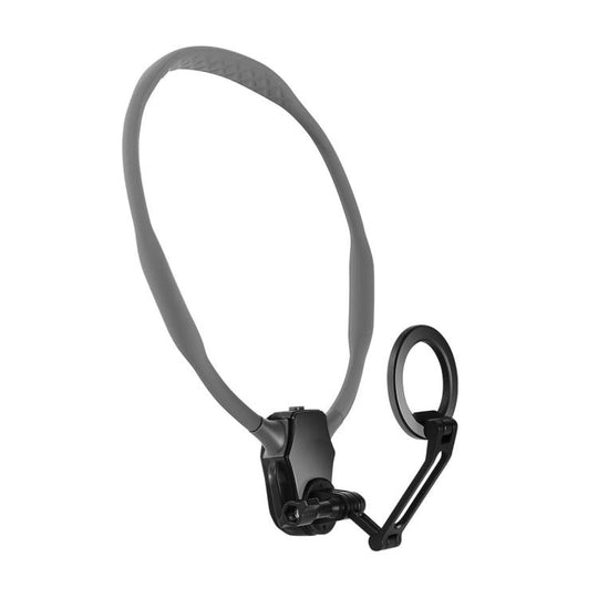 Adjustable Magnetic Neck Mount Phone Holder Quick-Release Chest Strap POV Mount For Sports & Vlogging(Black)