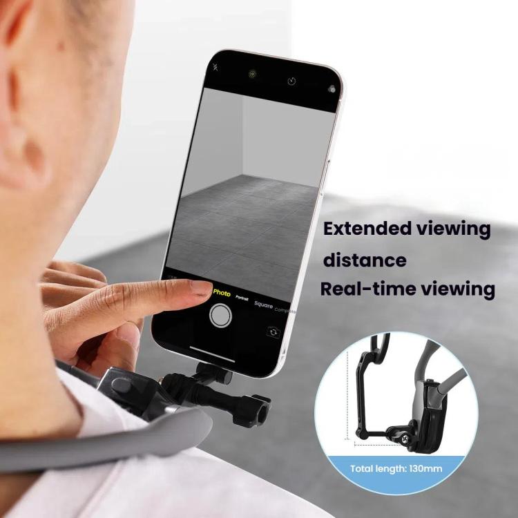 Adjustable Magnetic Neck Mount Phone Holder Quick-Release Chest Strap POV Mount For Sports & Vlogging(Black) - Holder by buy2fix | Online Shopping UK | buy2fix