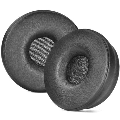 For Jabra Engage 55/65/75 Headset 1pair Protein Leather Ear Cushions Soft Replacement Ear Pads(Black) - Earmuff & Pad by buy2fix | Online Shopping UK | buy2fix