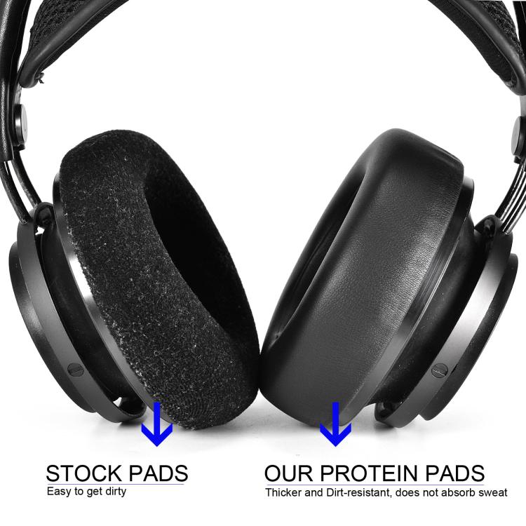 1pair Ear Pads For Philips Fidelio X2/X2HR/X1 Headphones Ear Cushion Protectors, Style: Football Net - Earmuff & Pad by buy2fix | Online Shopping UK | buy2fix