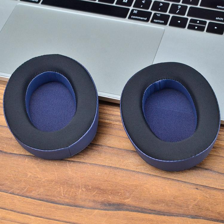 For Sony WH-XB910N  2pcs Headset Ice Cool Earmuffs Sponge Cover(Blue) - Earmuff & Pad by buy2fix | Online Shopping UK | buy2fix