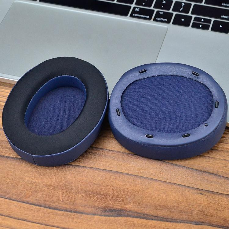 For Sony WH-XB910N  2pcs Headset Ice Cool Earmuffs Sponge Cover(Blue) - Earmuff & Pad by buy2fix | Online Shopping UK | buy2fix