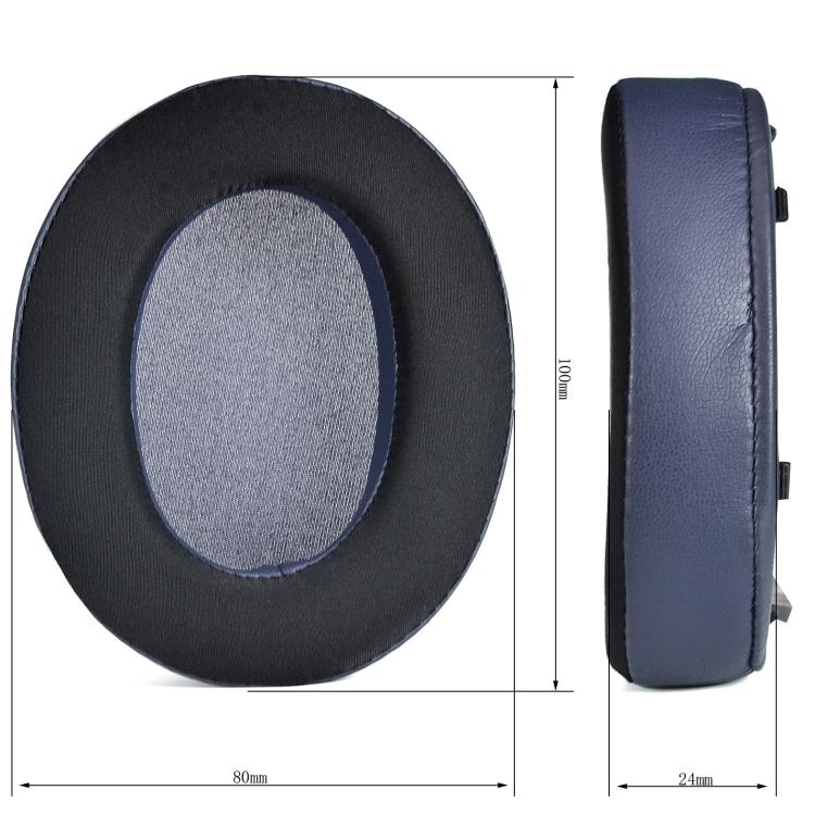 For Sony WH-XB910N  2pcs Headset Ice Cool Earmuffs Sponge Cover(Blue) - Earmuff & Pad by buy2fix | Online Shopping UK | buy2fix