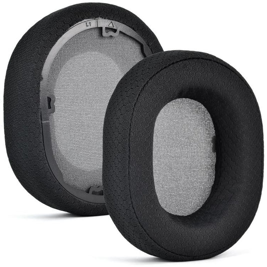 For Corsair HS55/HS55 Pro/HS65 Headset 1pair Replacement Ear Cushions Ear Pads, Style: Football Net Black - Earmuff & Pad by buy2fix | Online Shopping UK | buy2fix