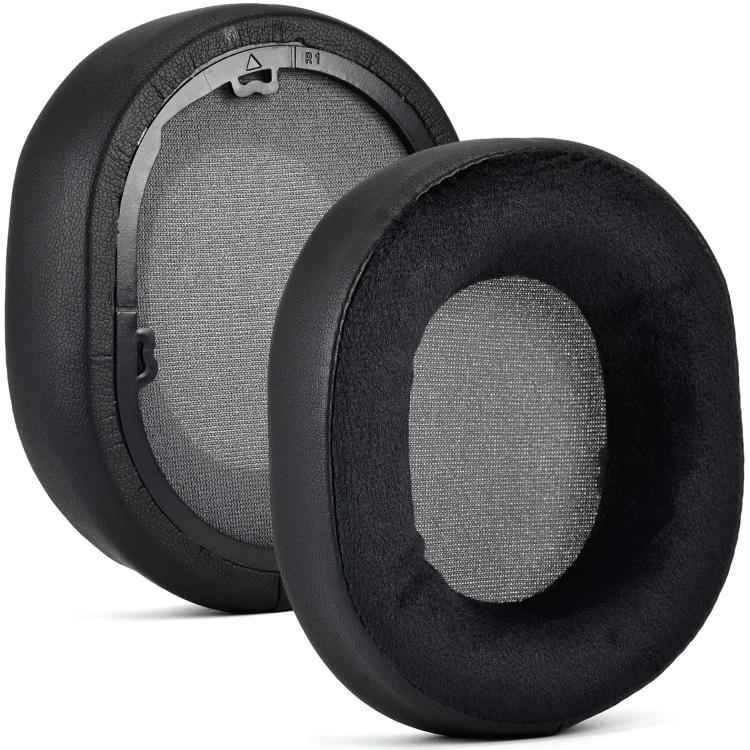 For Corsair HS55/HS55 Pro/HS65 Headset 1pair Replacement Ear Cushions Ear Pads, Style: Leather + Velvet Black - Earmuff & Pad by buy2fix | Online Shopping UK | buy2fix