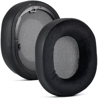 For Corsair HS55/HS55 Pro/HS65 Headset 1pair Replacement Ear Cushions Ear Pads, Style: Leather + Velvet Black - Earmuff & Pad by buy2fix | Online Shopping UK | buy2fix