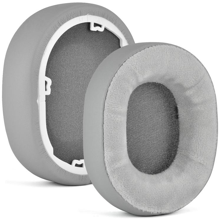 For Corsair HS55/HS55 Pro/HS65 Headset 1pair Replacement Ear Cushions Ear Pads, Style: Leather + Velvet Gray - Earmuff & Pad by buy2fix | Online Shopping UK | buy2fix