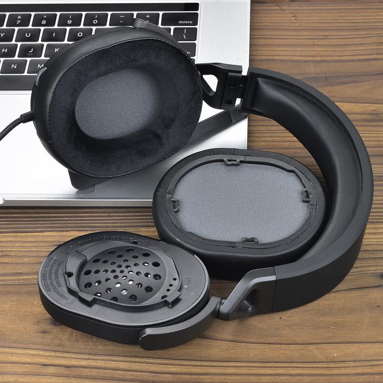 For Corsair HS55/HS55 Pro/HS65 Headset 1pair Replacement Ear Cushions Ear Pads, Style: Leather + Velvet Black - Earmuff & Pad by buy2fix | Online Shopping UK | buy2fix