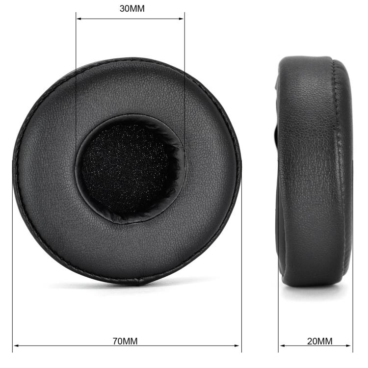 1pair 70mm Earpads For Sony WH-CH500 WH-CH510 /Sennheiser/JBL/AKG and Other Headphones(Gray) - Earmuff & Pad by buy2fix | Online Shopping UK | buy2fix