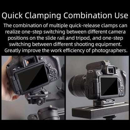 XILETU XQ-1A Arca Quick Release Adapter Gimbal Stabilizer Tripod Sports Quick Release Plate Stand - Quick Release Plate by XILETU | Online Shopping UK | buy2fix