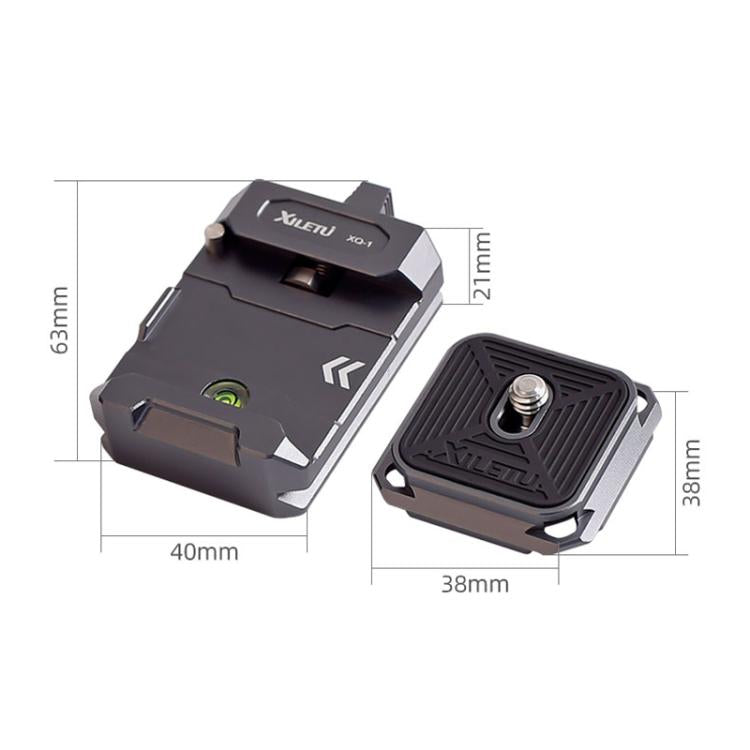 XILETU XQ-1A Arca Quick Release Adapter Gimbal Stabilizer Tripod Sports Quick Release Plate Stand - Quick Release Plate by XILETU | Online Shopping UK | buy2fix