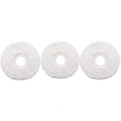 For ECOVACS Deebot T30 Pro / MAX Auto Sweeper Accessories, Spec: 3pcs White Wipes - For ECOVACS Accessories by buy2fix | Online Shopping UK | buy2fix