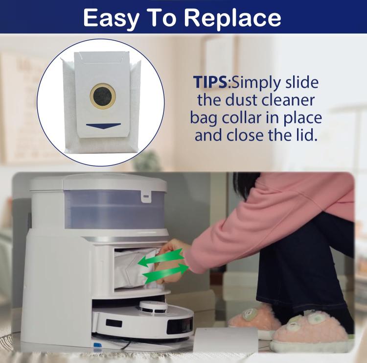 For ECOVACS Deebot T30 Pro / MAX Auto Sweeper Accessories, Spec: 3pcs Dust Bag - For ECOVACS Accessories by buy2fix | Online Shopping UK | buy2fix