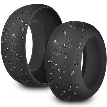 For Sony PlayStation Pulse Elite Headset 1pair Silicone Ear Cushion Covers Sweatproof Replacement Ear Pads(Black) - Earmuff & Pad by buy2fix | Online Shopping UK | buy2fix