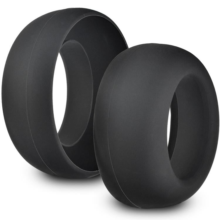 For Sony PlayStation Pulse Elite Headset 1pair Silicone Ear Cushion Covers Sweatproof Replacement Ear Pads(Black) - Earmuff & Pad by buy2fix | Online Shopping UK | buy2fix