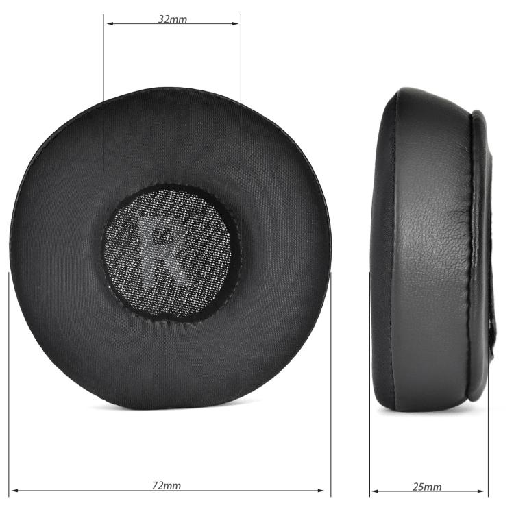For Sony WH-CH500 / WH-CH510 Headset 1pair Ice-Cool Replacement Ear Cushions(Black) - Earmuff & Pad by buy2fix | Online Shopping UK | buy2fix