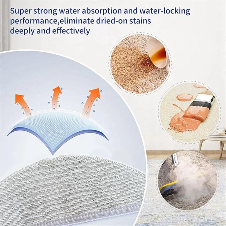 For Eufy L60 Sweeping Machine Accessories Mop(Light Gray) - For Eufy Accessories by buy2fix | Online Shopping UK | buy2fix