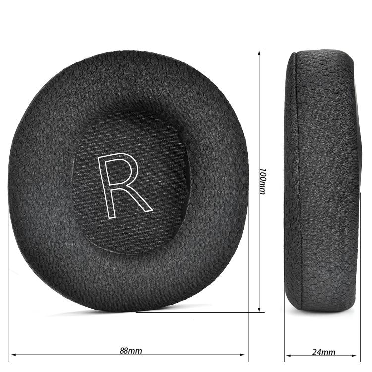 For Microsoft Xbox Series Gaming Headset 1pair Ear Cushion Covers Replacement Ear Pads(Football Net Black) - Earmuff & Pad by buy2fix | Online Shopping UK | buy2fix